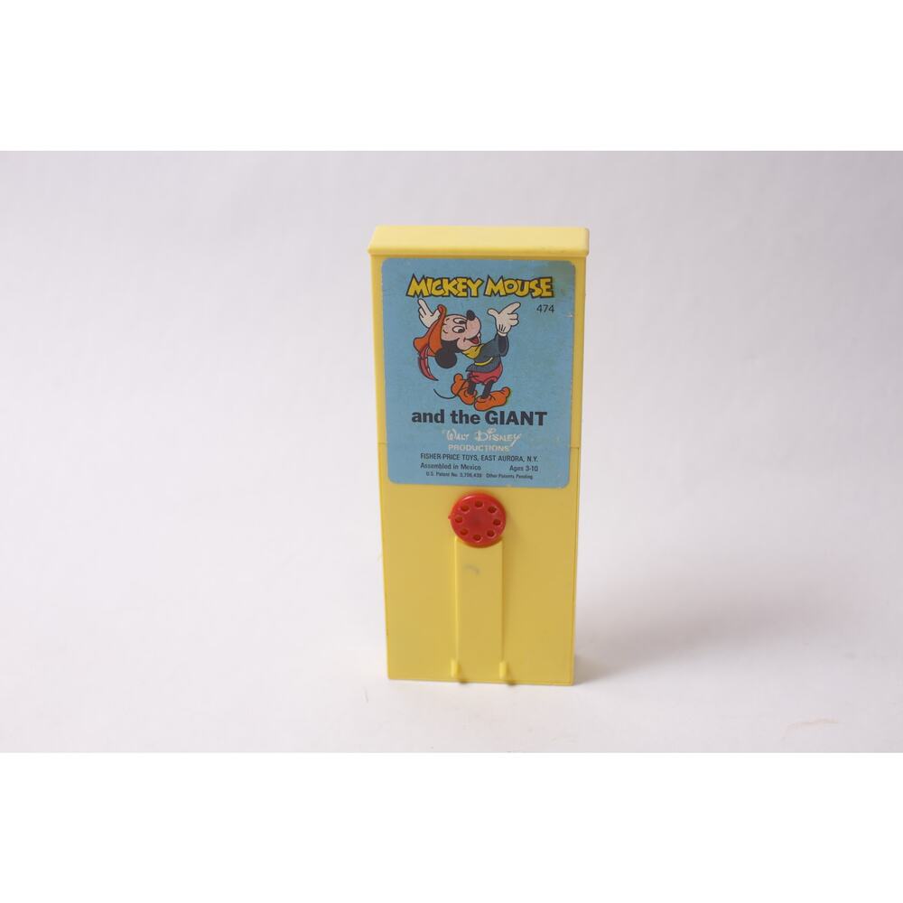 Fisher-Price Movie Viewer Cartridge Mickey Mouse and Giant 474~ 260219-WH 1001